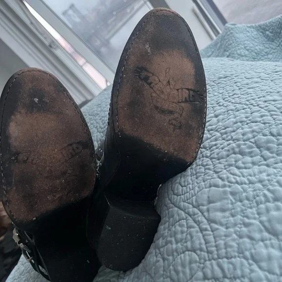 Freebird Black Studded Boots Desert 8 - Picture 5 of 9